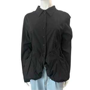 Rundholz Black Cotton Blouse